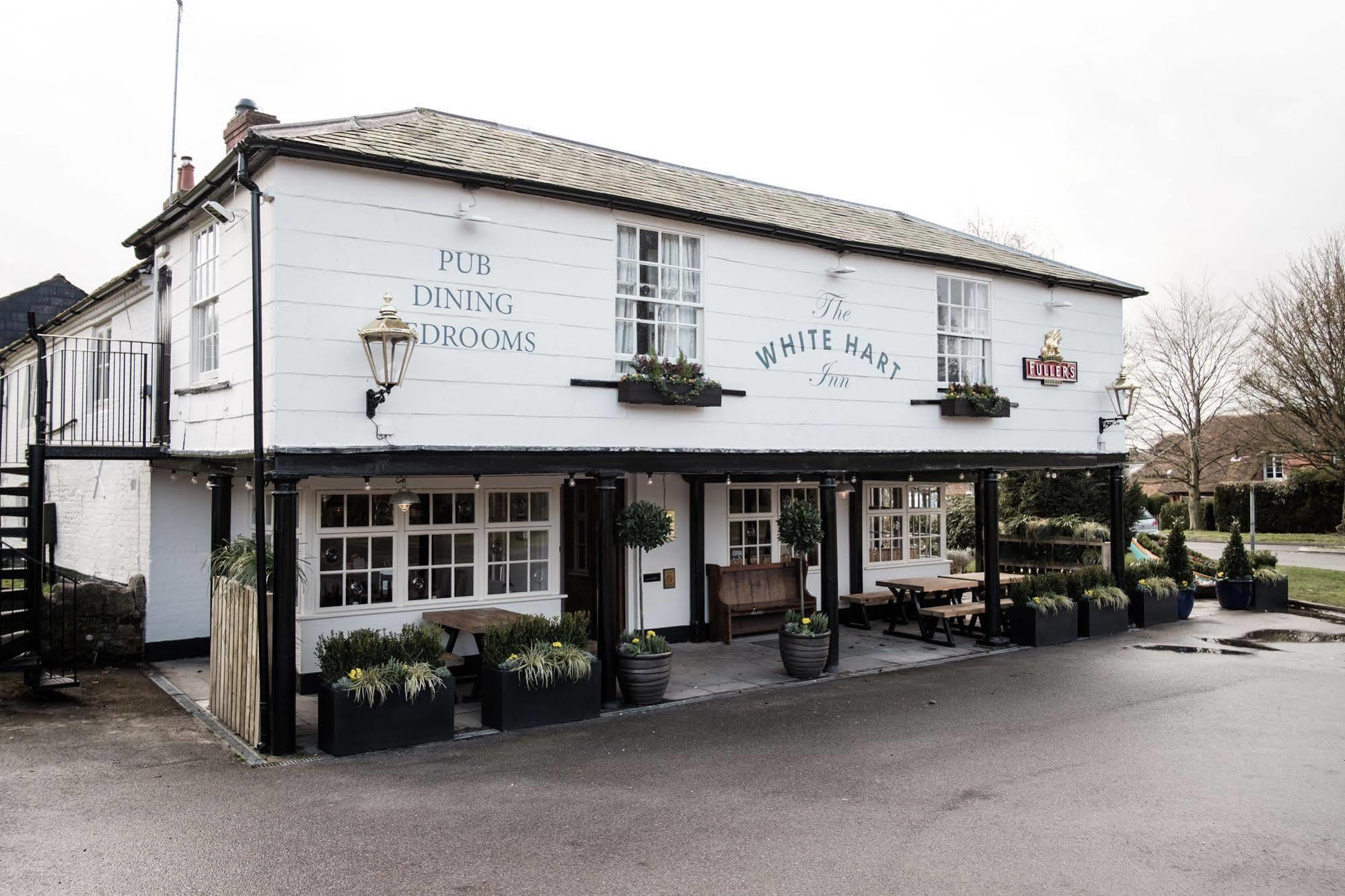 The White Hart Hotell Stockbridge  Exteriör bild