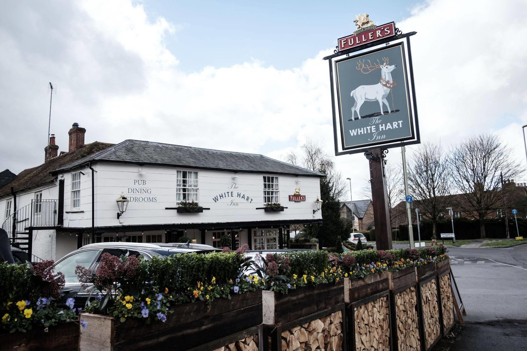 The White Hart Hotell Stockbridge  Exteriör bild